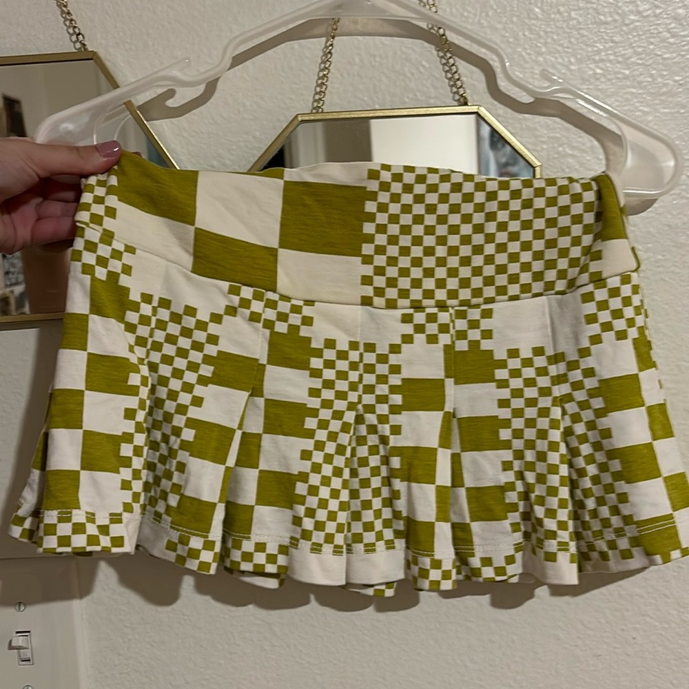 Urban outfitters mini pleated skirt